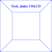 Technologická jímka 130x120x130